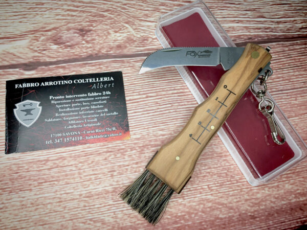 Coltello Micologico in olivo 405OL - Fox Knives